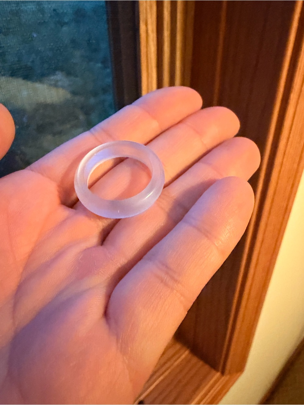 Light Lavender Jade Ring size 9